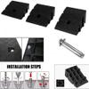 Rubber Ramp, 19.1 cm, Non-Slip Curb Ramp, Portable Wheel Transition Ramp, Black (63.5 x 101.6 x 40.6 cm) view 4