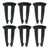 susioedu Effective Stove Knob Safety Lock, Protective Clip, PP, Reusable, 6-Pack view 1