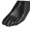 Black Plastic Sock Display Foot Model for Retail and Store Windows view 2