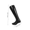 Black Plastic Sock Display Foot Model for Retail and Store Windows view 4