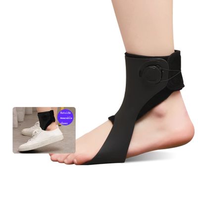 Foot Drop Orthosis, Adjustable AFO Ankle Support Brace for Improved Walking