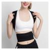 Posture Corrector Neoprene Back Brace, Shoulder and Spine Support Belt for Men and Women (Black, Medium) 1 view 2
