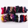 Blausky 10-Piece Velvet Hair Tie Set, Rose Red view 3