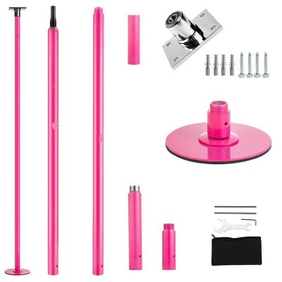 Ayztantine Indoor Pole Dance Pole, 45 mm, Spinning & Static, Portable, Removable, Pink