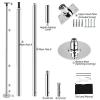 Ayztantine Indoor Pole Dance Pole, 45 mm, Spinning & Static, Portable, Removable, Pink view 3
