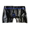 GAYLOP Black Natural Latex Panties with Round Crotch Holes, Size L view 3