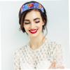FRCOLOR 4-Piece Set of Wide Embroidered Headbands for Women view 2