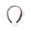 FRCOLOR 4-Piece Set of Wide Embroidered Headbands for Women view 4
