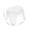 FOYTOKI Non-Slip PP Bath Stool for Showers, Seniors and Children view 2