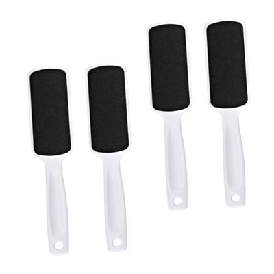 Pack of Double-Sided Sandpaper Foot Files, White, for Callus Removal