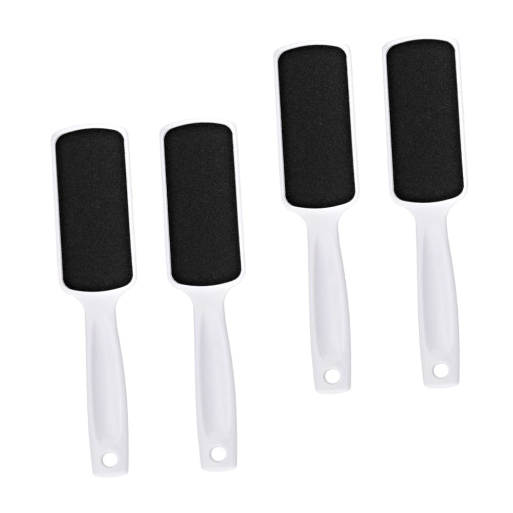 Pack of Double-Sided Sandpaper Foot Files, White, for Callus Removal