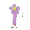 PLAFOPE Flower Hair Ties, 6-Count, Colorful, Elastic view 2