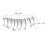 Generic 10-Piece Diamond False Eyelash Strips, Black view 2
