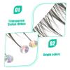Generic 10-Piece Diamond False Eyelash Strips, Black view 3