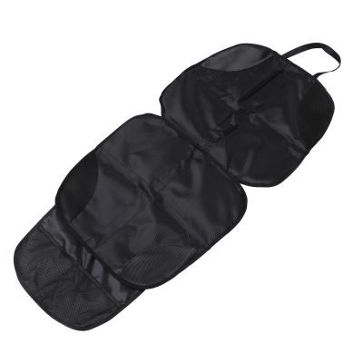 ORFOFE Car Seat Protector Mat with Storage Pockets, Black