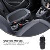 ORFOFE Car Seat Protector Mat with Storage Pockets, Black view 3