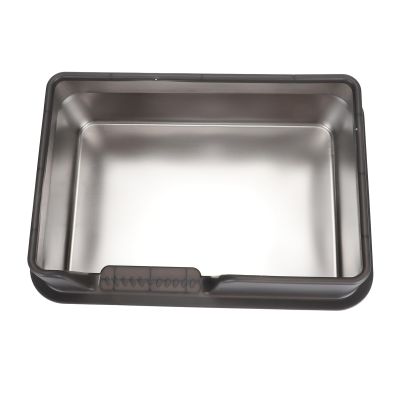 Stainless Steel Cat Litter Box, High-Sided Enclosed Design, Easy to Clean