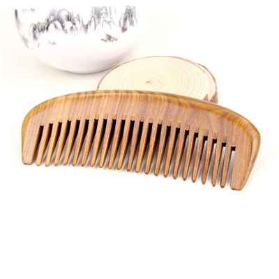 Antistatic Sandalwood Hair Comb with Wide Teeth