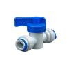BYLSAGWHT 1/4 in / 3/8 in OD Tube Shut-Off Ball Valve, POM Quick-Fit Connector, Tee Elbow Reducer for Aquarium RO Water Filters view 1