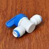 BYLSAGWHT 1/4 in / 3/8 in OD Tube Shut-Off Ball Valve, POM Quick-Fit Connector, Tee Elbow Reducer for Aquarium RO Water Filters view 4