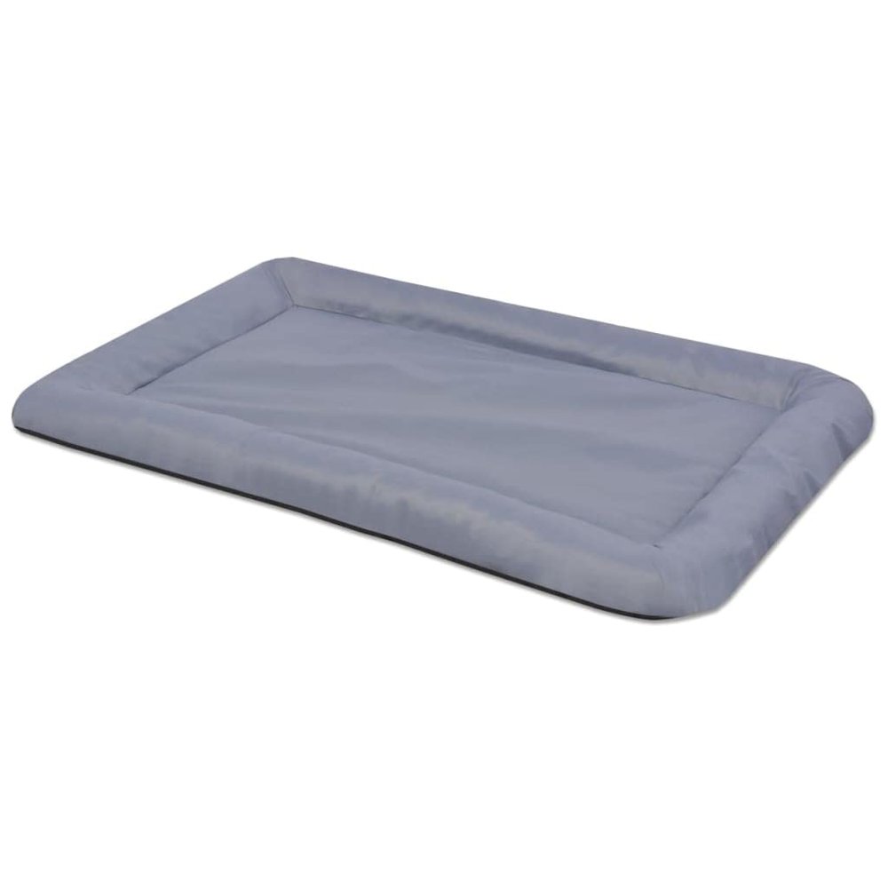 Gray Dog Bed, Size L, 67 x 43 cm