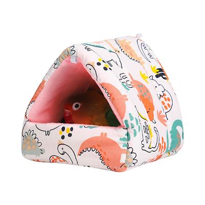 Winter Parrot House Plush Nest