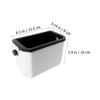 GRIRIW Black Hang-On Aquarium Filter Without Pump view 2