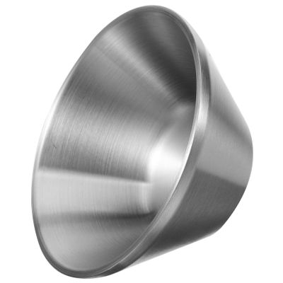 VINTORKY Stainless Steel Shaving Bowl for Men, Sturdy and Portable, Silver