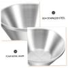 VINTORKY Stainless Steel Shaving Bowl for Men, Sturdy and Portable, Silver view 2