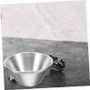 VINTORKY Stainless Steel Shaving Bowl for Men, Sturdy and Portable, Silver view 4