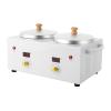 Dual-Pot Electric Wax Warmer, White, 36 × 18 × 19 cm view 1