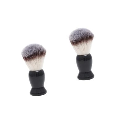 Healeved 2-Piece Nylon Shaving Brush Set