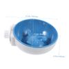 HAPINARY Hanging Dog Bowl, Shallow Plastic Bowl, Removable, Non-Slip, Cage-Mountable view 2