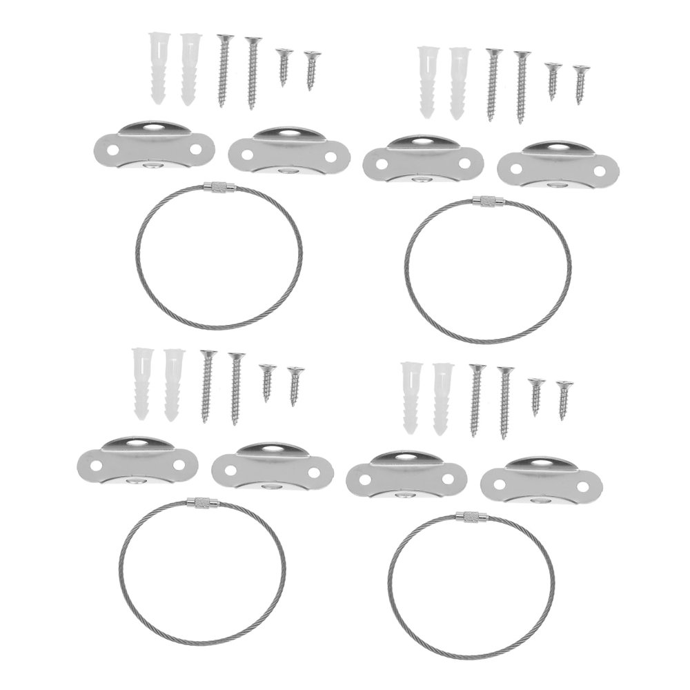 ERINGOGO 4-Piece Furniture Anti-Tip Anchors with Safety Straps for Children's Furniture