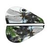 SDTYKHJ Women's Quick-Dry Hair Towel Wrap with Button, Dragonfly view 2