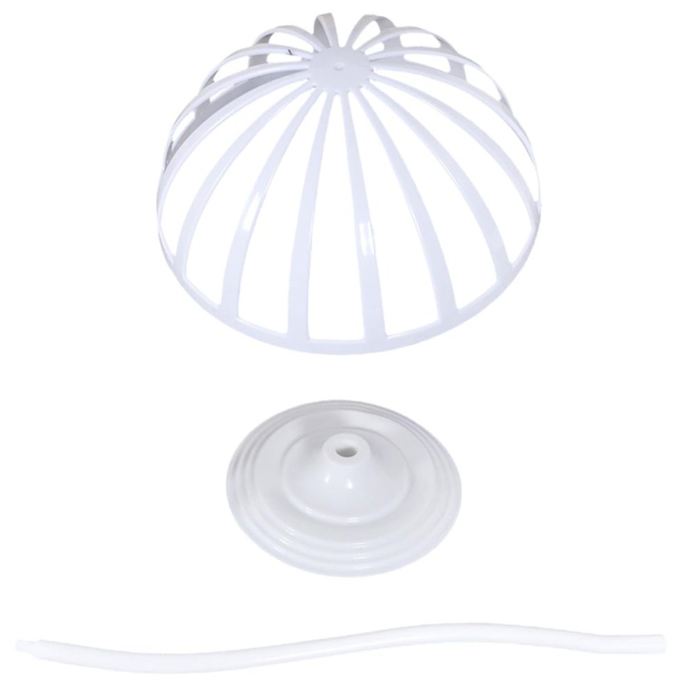 Cabilock 56 cm Dome-Shaped Hat Stand, White Plastic