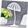 Cabilock 56 cm Dome-Shaped Hat Stand, White Plastic view 4