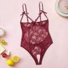 WILLBEST Women's Sexy Lingerie, Cosplay Underwear, Curvy Red Nightgown with Cycling Shorts view 3
