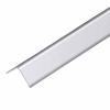 XYUERU Aluminum Wall Corner Protector, 90° Self-Adhesive Metal Edge Strip, Silver, 135 cm view 1