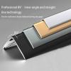 XYUERU Aluminum Wall Corner Protector, 90° Self-Adhesive Metal Edge Strip, Silver, 135 cm view 3