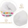 VALICLUD White Plush Replacement Insoles for Women, Size 40–41 view 4