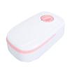 Automatic Cat Feeder with Large Tray, Rotating Cover, Timer, Cooling Pack Compartment and Non-Slip Feet view 3