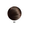 Clip-In Human Hair Extensions, 25.466 cm, 120 g, 8 Pieces, Brazilian Remy Hair, Straight, Double-Drawn, 18 Clips view 2