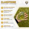 V-PREMIUM SOLUTION Yellow Glass Stones for Garden & Aquarium, 10 kg – Decorative Glass Stones for Gabions, Vases & Flower Pots, 10–20 cm – High-Quality Glass Chunks, 100% Recycled, UV-Resistant & Weather-Resistant view 2