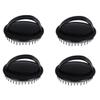4-Piece Plastic Shampoo Scalp Massage Brush Set view 1
