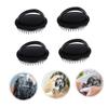 4-Piece Plastic Shampoo Scalp Massage Brush Set view 2