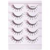 FOMIYES False Eyelashes for a Natural Look, 5 Pairs with Sparkling Rhinestones view 1
