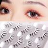 FOMIYES False Eyelashes for a Natural Look, 5 Pairs with Sparkling Rhinestones view 4
