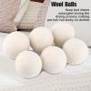 6 cm Natural Wool Dryer Balls, 6 Pack view 2