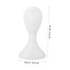 FOMIYES White Styrofoam Female Mannequin Head for Displaying Hats and Wigs view 2